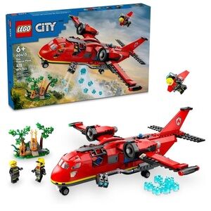 LEGO City Fire Rescue Plane Toy for Kids and Fans of Firefighter Toys 60413